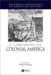 Couverture : A companion to colonial America