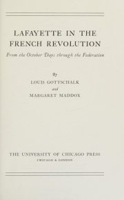 Couverture : Lafayette In the French Revolution From