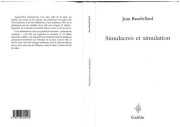 Couverture : Simulacres et simulation