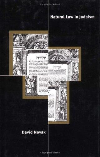 Couverture : Natural law in Judaism