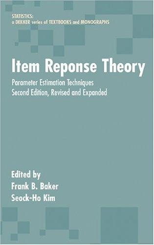 Couverture : Item Response Theory