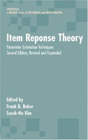 Couverture : Item Response Theory
