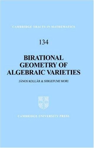 Couverture : Birational geometry of algebraic varieties