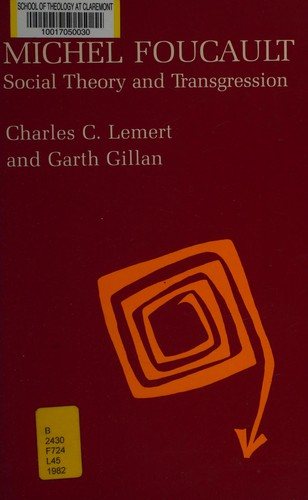 Couverture : Michel Foucault