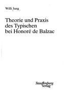 Couverture : Theorie und Praxis des Typischen bei Honoré de Balzac