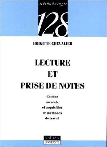 Couverture : Lecture et prise de notes