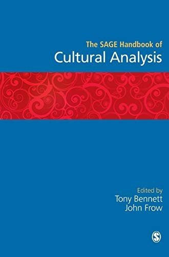 Couverture : The Sage handbook of cultural analysis