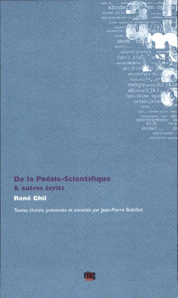 Couverture : De la poésie-scientifique & autres écrits