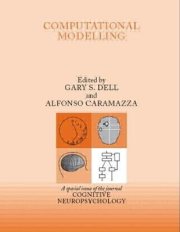 Couverture : Computational Modelling A Special Issue Of Cognitive Neuropsychology