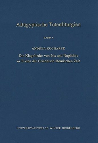 Couverture : Altagyptische Totenliturgien
