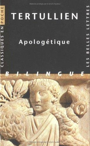 Couverture : Apologétique
