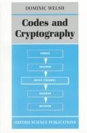 Couverture : Codes and cryptography