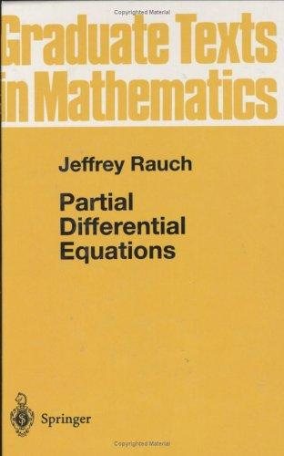 Couverture : Partial differential equations