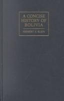 Couverture : A Concise History of Bolivia