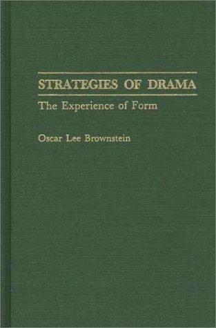 Couverture : Strategies of drama