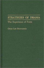 Couverture : Strategies of drama