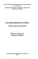 Couverture : Les Représentations de l'Autre