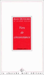 Couverture : Vers de circonstance