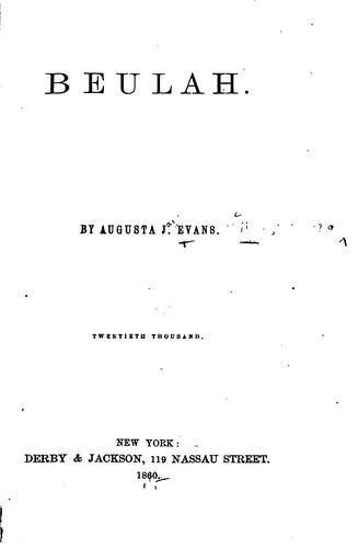 Couverture : Beulah