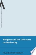 Couverture : Religion and the discourse on modernity