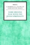 Couverture : Rabbi Abraham Isaac Kook and Jewish spirituality
