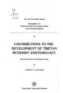 Couverture : Contributions to the development of Tibetan Buddhist epistemology