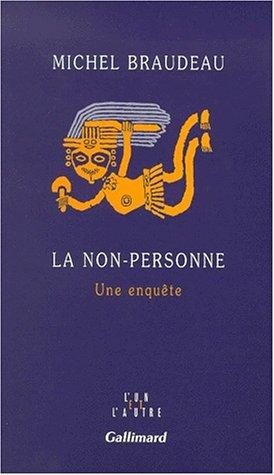 Couverture : La non-personne