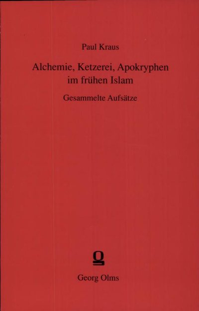 Couverture : Alchemie, Ketzerei, Apokryphen im frühen Islam