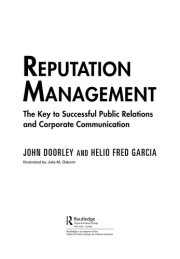 Couverture : Reputation management