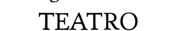 Couverture : Teatro inédito