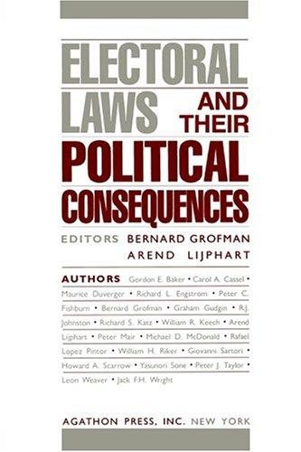 Couverture : Electoral laws and their political consequences