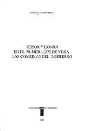 Couverture : Honor y honra en el primer Lope de Vega