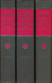 Couverture : The New Grove dictionary of musical instruments