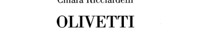 Couverture : Olivetti