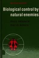 Couverture : Biological control by natural enemies