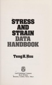 Couverture : Stress and strain data handbook