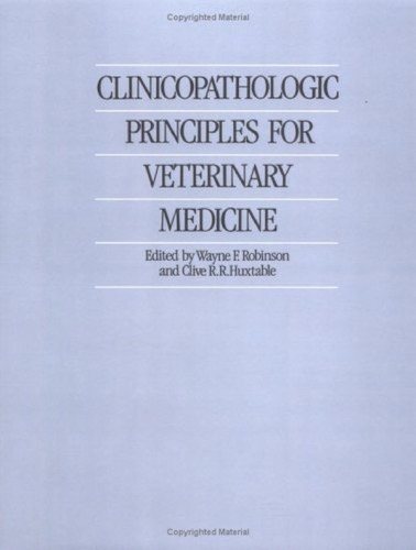 Couverture : Clinicopathologic principles for veterinary medicine