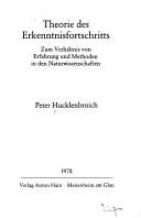 Couverture : Theorie des Erkenntnisfortschritts
