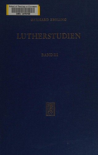 Couverture : Begriffsuntersuchungen--Textinterpretationen--wirkungsgeschichtliches