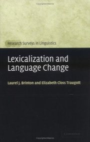 Couverture : Lexicalization and language change
