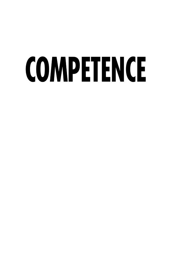 Couverture : Competence