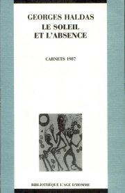 Couverture : Le soleil et l'absence