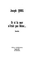 Couverture : Et si la mer n'était pas bleue--