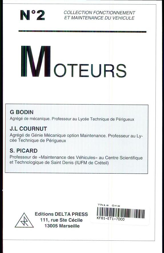 Couverture : Moteurs