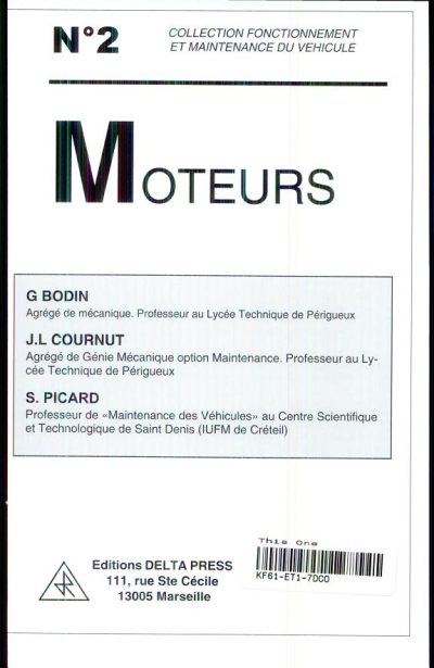 Couverture : Moteurs