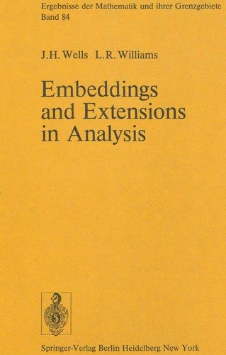 Couverture : Embeddings and extensions in analysis