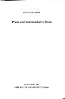 Couverture : Poesie und kommunikative Praxis