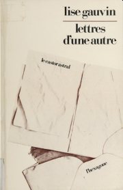 Couverture : Lettres d'une autre