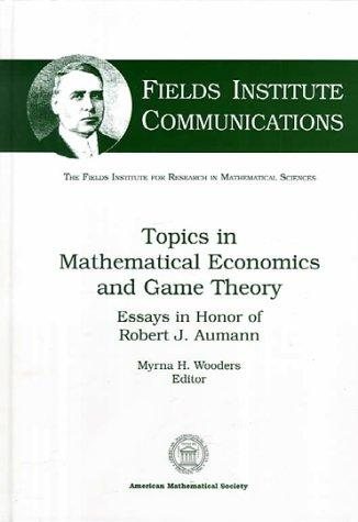Couverture : Topics in Mathematical Economics in Game Theory