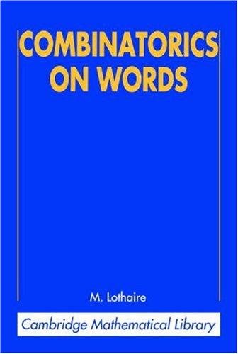 Couverture : Combinatorics on words